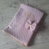 Protège carnet de santé personnalisé en tissu matelassé avec Prénom et/ou Date de naissance
